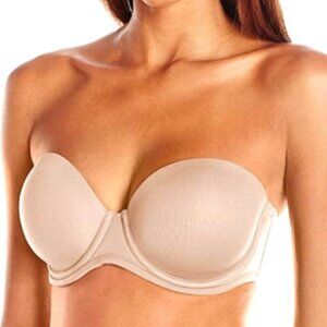 NWT Wacoal Red Carpet Strapless Bra Style #854119 Sz 36DDD Nude/Beige 165B